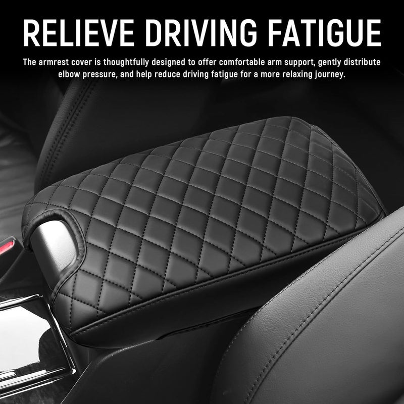 Bercicci Center Console Armrest Cover Compatible with Honda 2008-2012 Accord Accessories Leather Material Center Console Liner Protection - Image 3